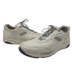 SAS Journey Women's Comfort Walking Shoes White Leather Lace-Up Size 11 M